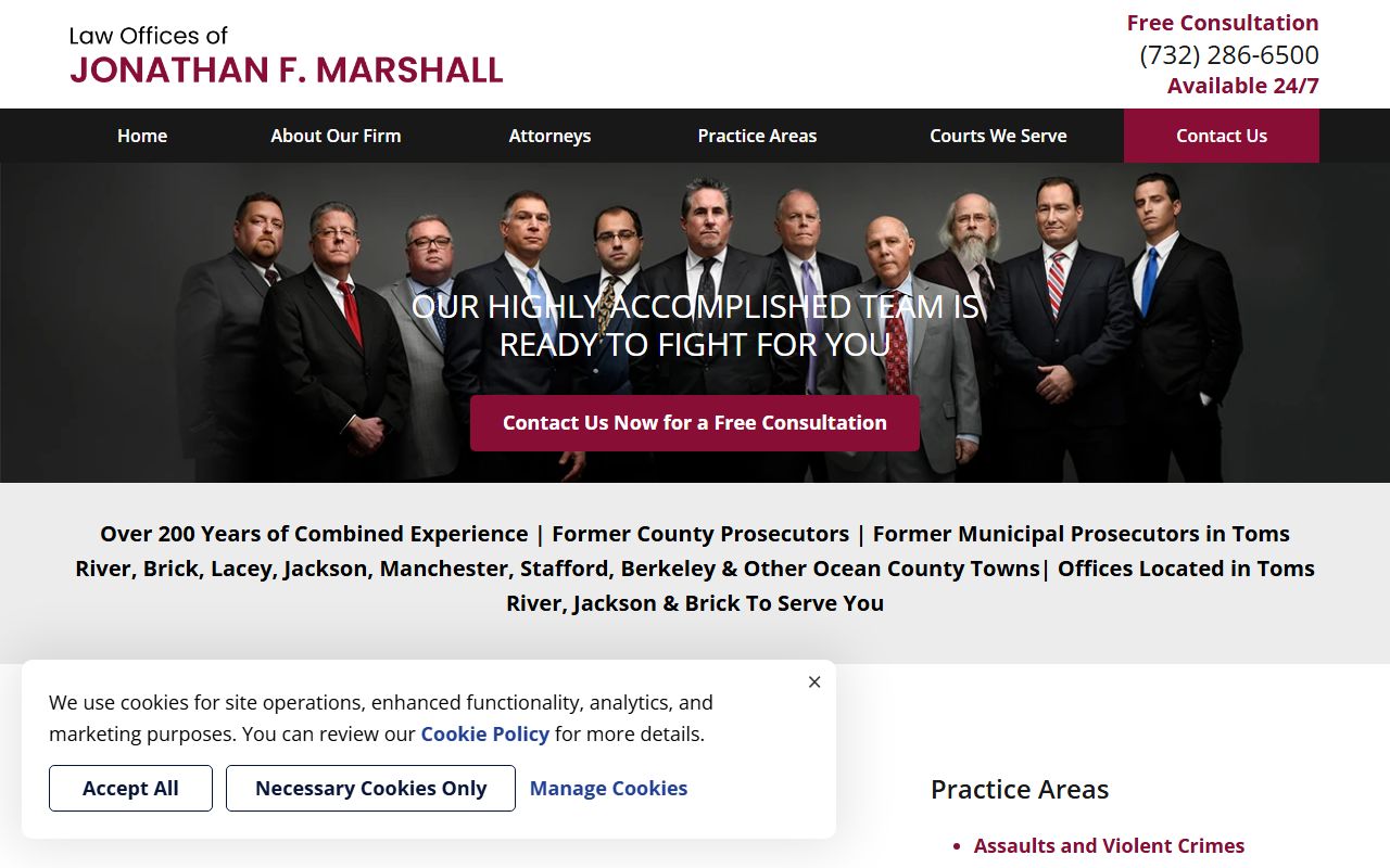 Toms River Municipal Court handles over 23,000 cases annually from arrest records